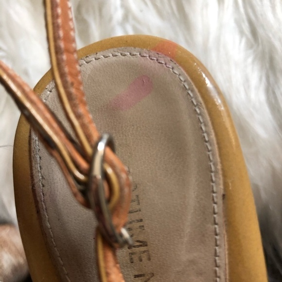 Costume national slingback heeled sandals - Picture 5 of 10